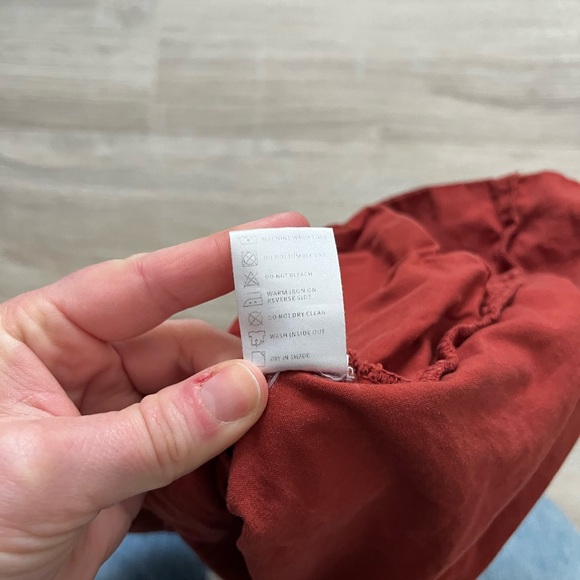 Tinycottons Girl’s Citizens of Luckywood Overall Dress Orange Red - Size 6 - Picture 6 of 6